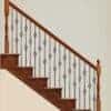 16.1.3 single basket solid iron baluster
