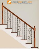 16.1.21 Long Single Twist Solid Iron Baluster - Image 4