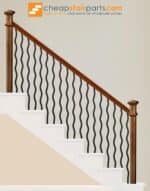 2.2.3 Plain Wavy Bar Iron Baluster Versatile - Image 4