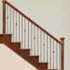 16.2.1-T plain square bar Aalto baluster, 44 in tall x 1/2 in square