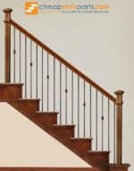 16.2.1-T Plain Square Bar Aalto Baluster - 44" H. x 1/2" Sq. - Image 4