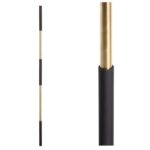 SoHo - Satin Black Base on Brass Baluster - Image 6