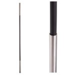 SoHo - Stainless Steel Base on Satin Black Baluster - Image 3