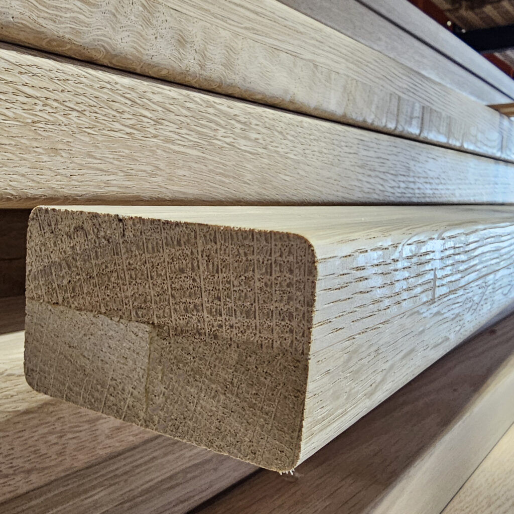 6002 Modern Wood Handrail - White Oak