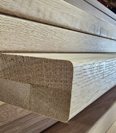 6002 Modern Wood Handrail - White Oak